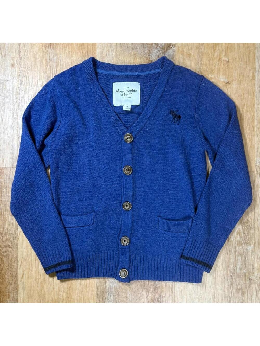 Y2K Abercrombie & Fitch Cardigan Sweater – Blue (S)